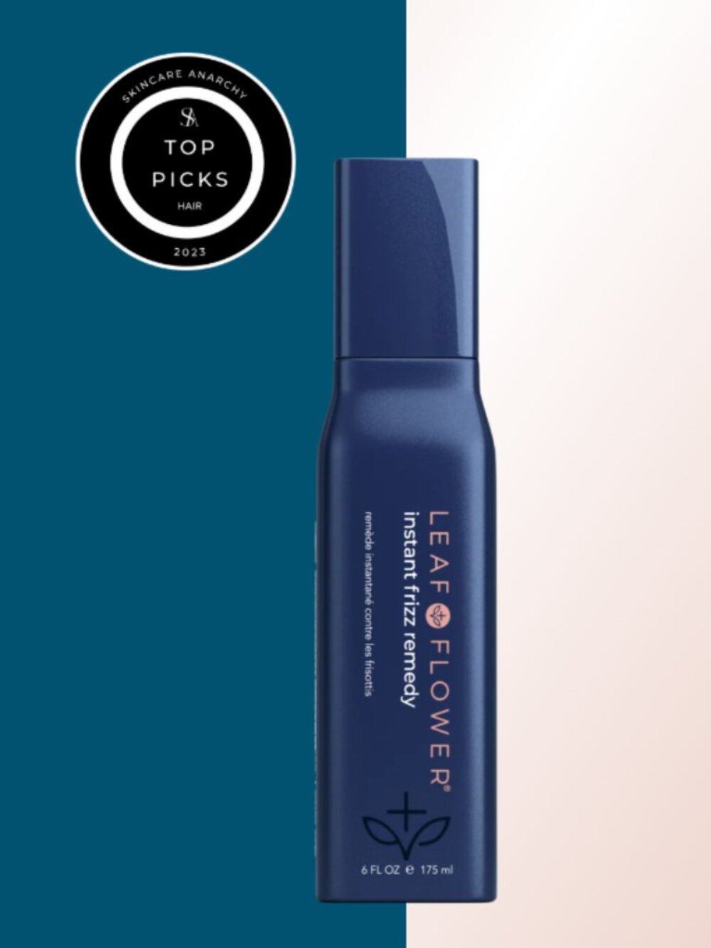MSRP $39 | Leaf & Flower Instant Frizz Remedy – 6 oz / 175 mL – New